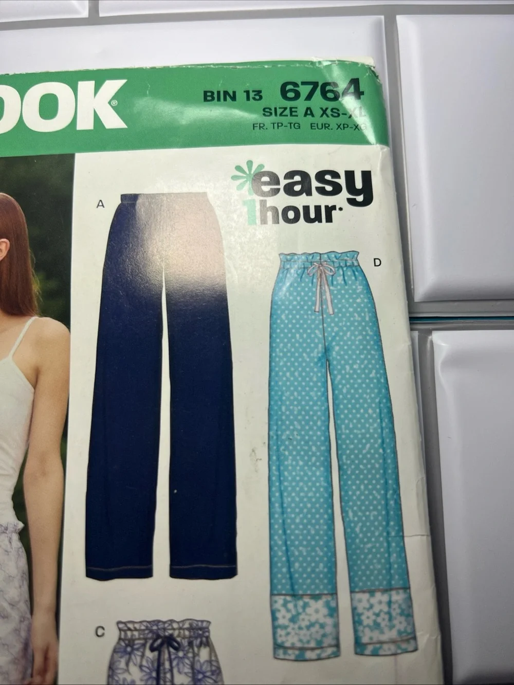 New Look 6764 Sewing Pattern Size A Opened